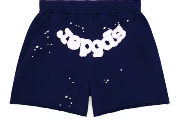 Sp5der OG Web Logo Sweat Short - Navy