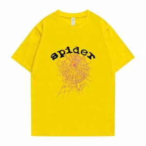 yellow sp5der shirt