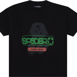 Sp5der Oversized Reunion Tee Black