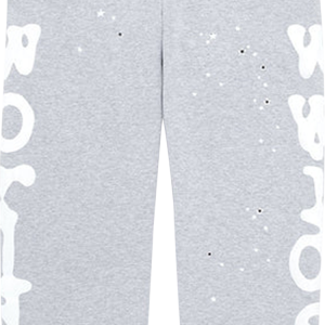 Sp5der Printed Web Sweatpants Grey