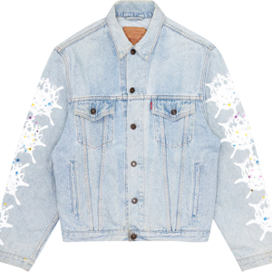 Sp5der Vintage Web Trucker Jacket Denim