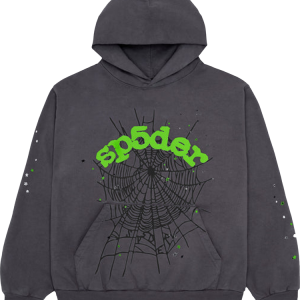 Sp5der Wait Web Hoodie Slate (3)