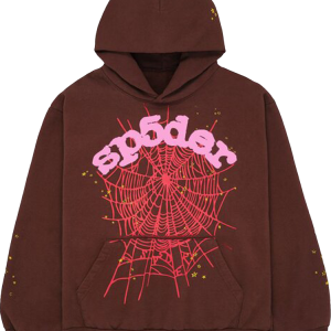 Sp5der Web Hoodie Brown