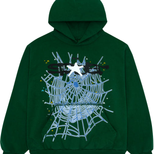 Sp5der Web Hoodie Hunter Green