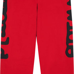 Sp5der x Metro Boomin Sweatpants Red